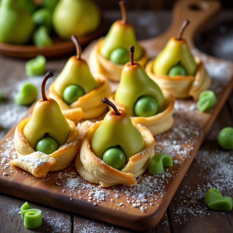 Marzipan-Birnen Rezept