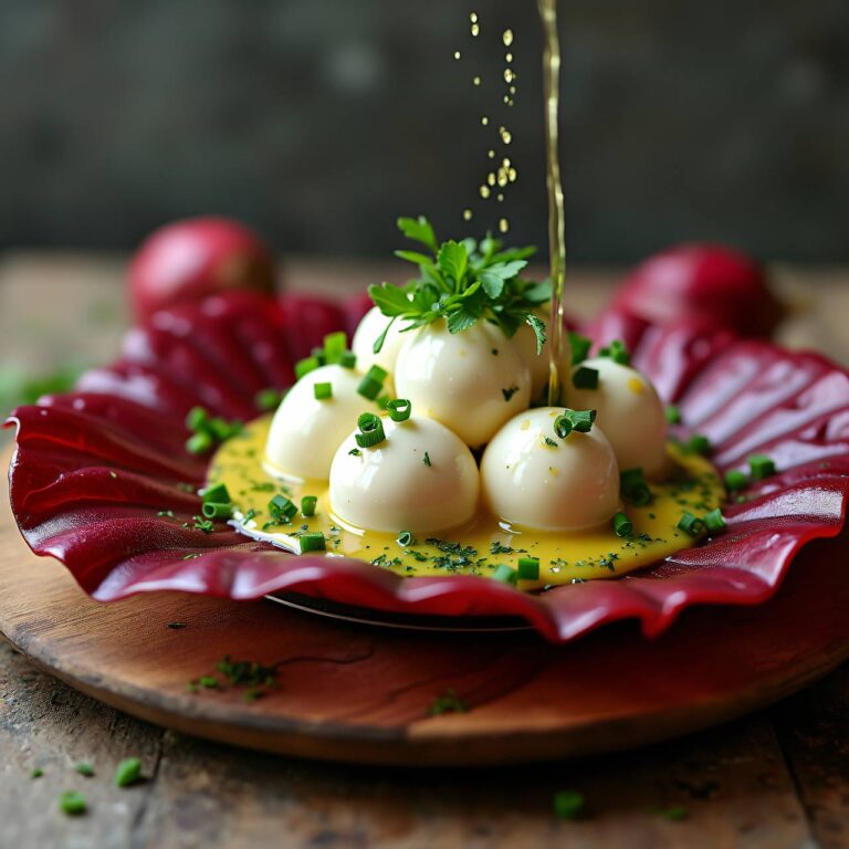 Mascarpone-Mousse auf rotem Beerenkompott Rezept