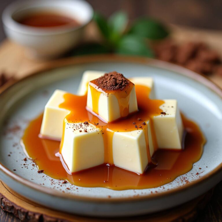 Mascarpone-Pudding mit Caramelsauce Rezept
