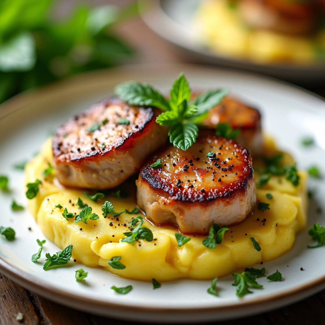 Medaillons vom Schwein mit Kräuterkartoffeln Rezept Medaillons vom Schwein mit Kräuterkartoffeln Rezept