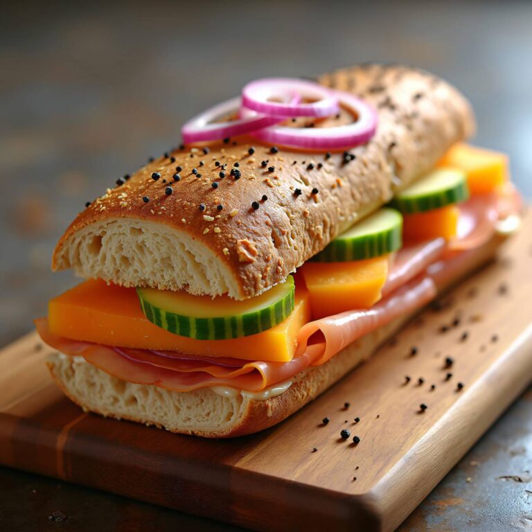 Melonen-Schinken-Sandwich Rezept