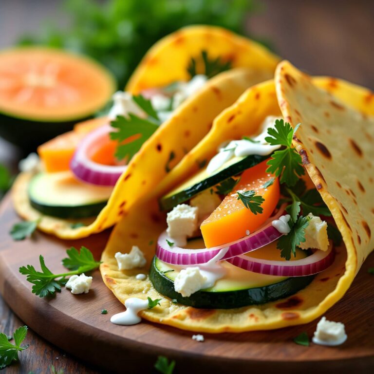 Melonen-Zucchini-Tortillas Rezept