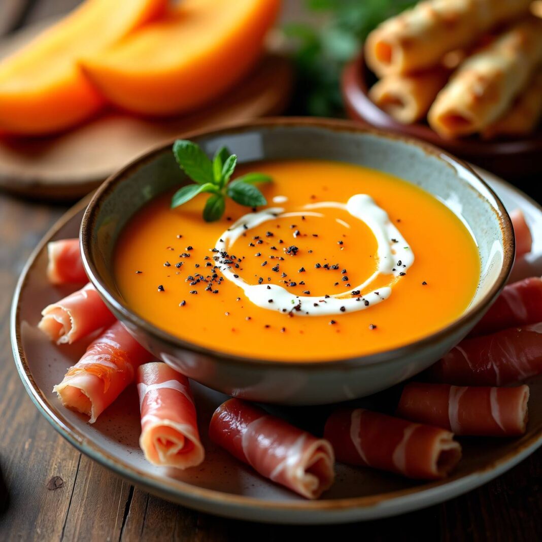 Melonensuppe Rezept Melonensuppe Rezept