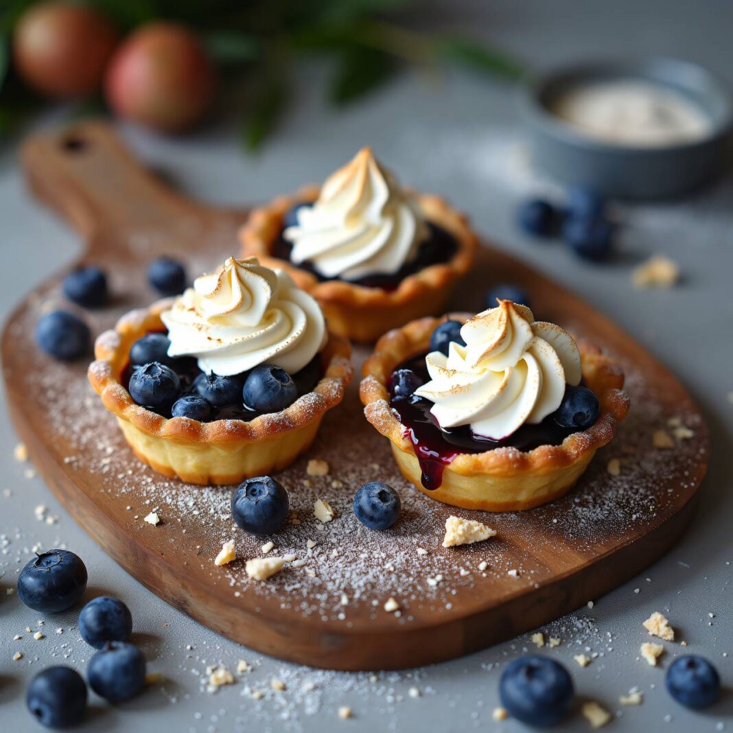 Meringue-Beeren-Tartelettes Rezept Meringue-Beeren-Tartelettes Rezept