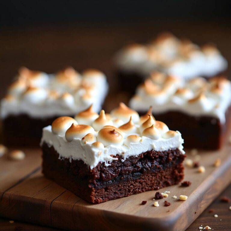 Meringue Brownies Rezept
