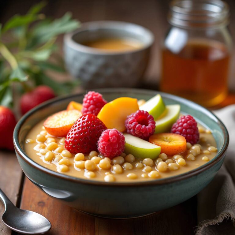 Milchhirse mit Früchten Rezept