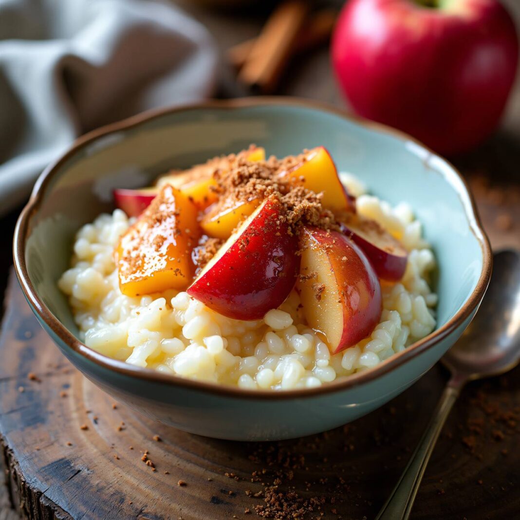 Milchreis mit Apfelkompott Rezept Milchreis mit Apfelkompott Rezept