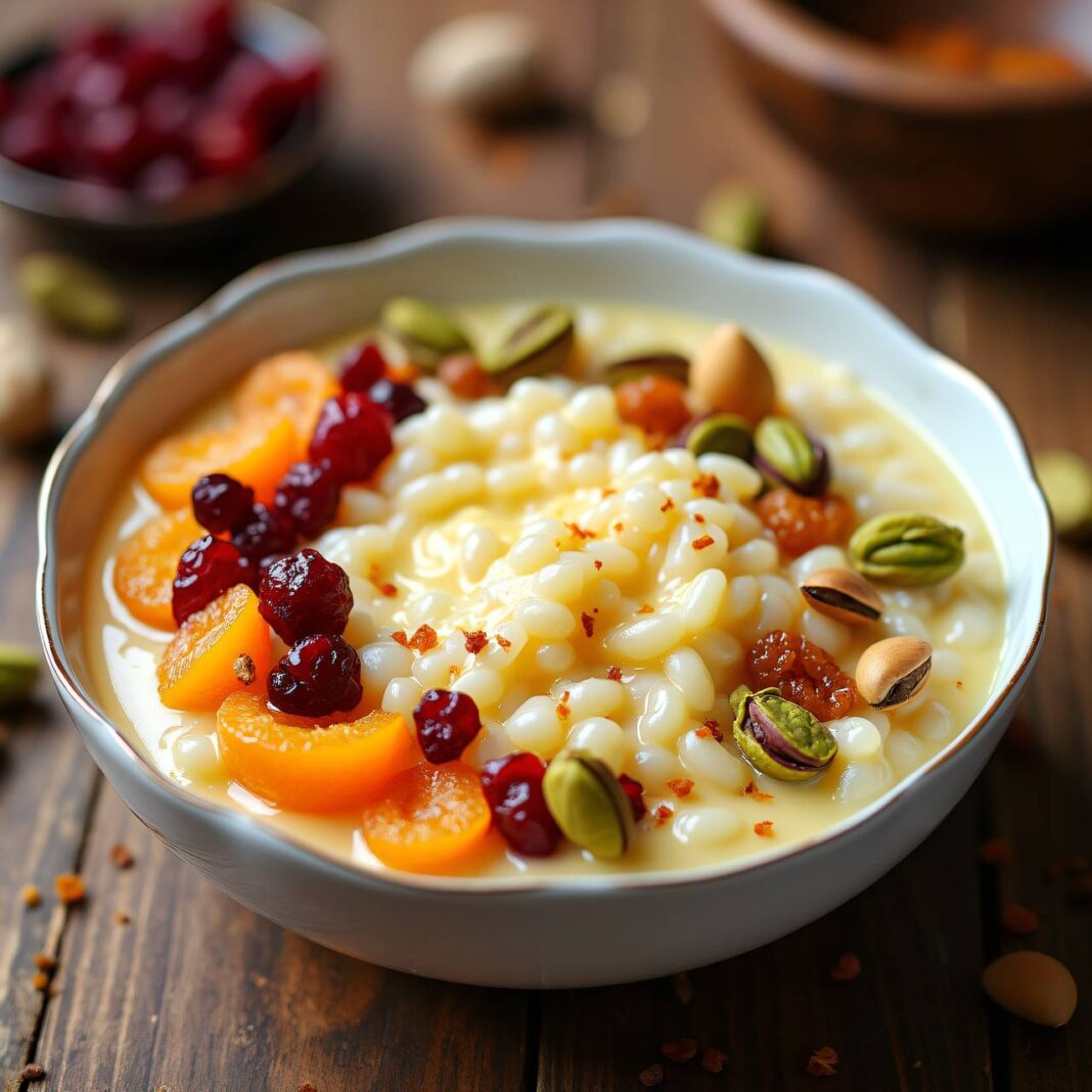 Milchreis mit Trockenfrüchten Rezept Milchreis mit Trockenfrüchten Rezept