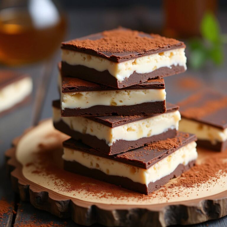 Milchschnitte mit Magerquark-Honig-Füllung Rezept
