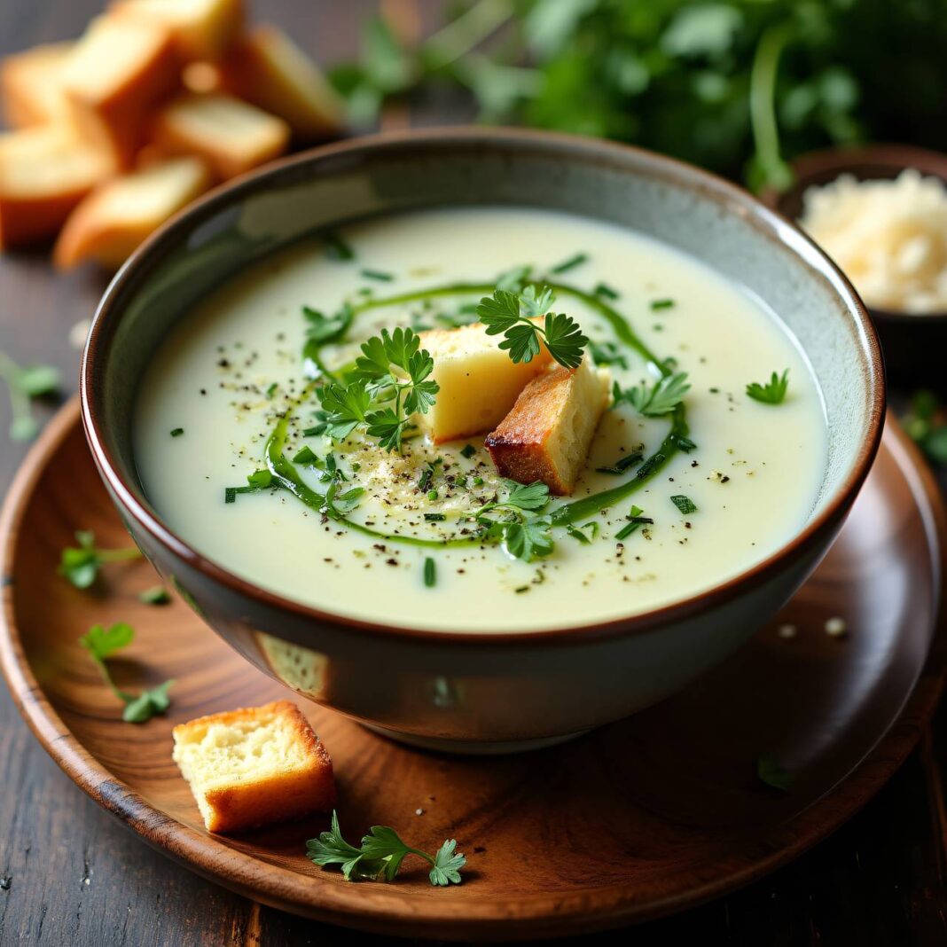 Milchsuppe mit frischen Kräutern Rezept Milchsuppe mit frischen Kräutern Rezept