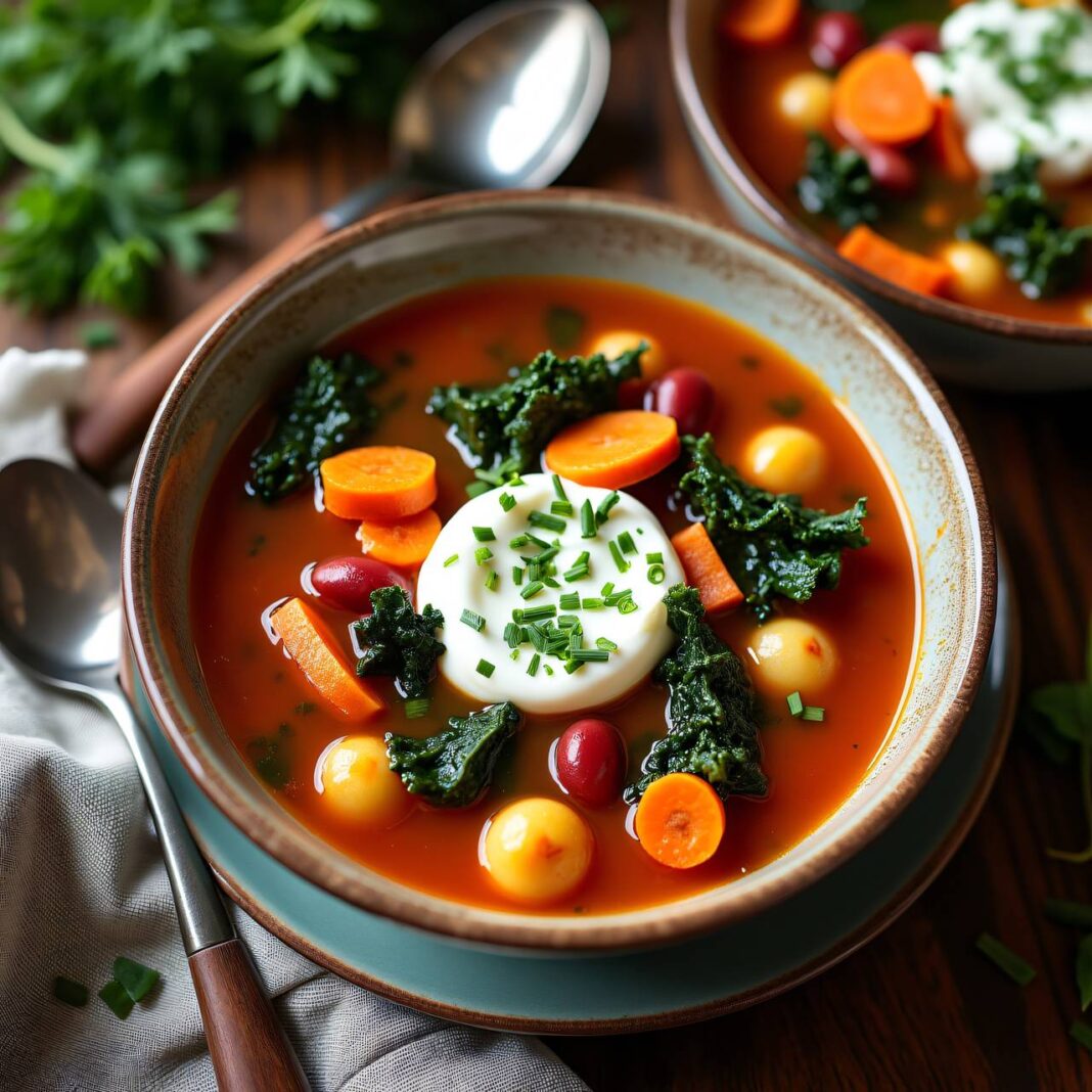 Minestrone mit Grünkohl Rezept Minestrone mit Grünkohl Rezept