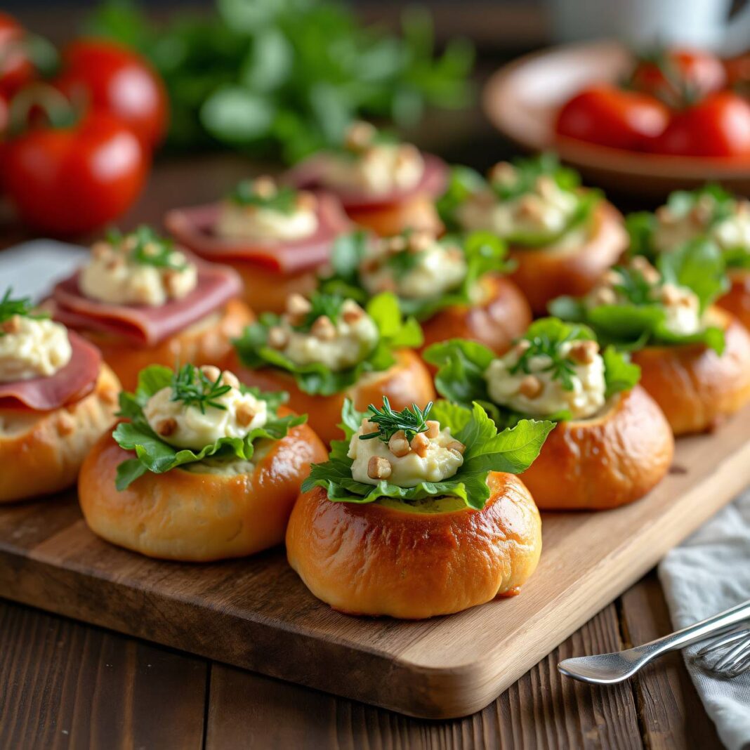 Mini-Käse-Brötli Rezept Mini-Käse-Brötli Rezept