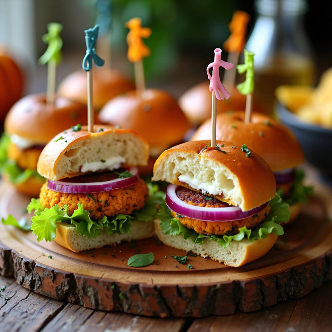 Mini-Kürbis-Burger Rezept Mini-Kürbis-Burger Rezept