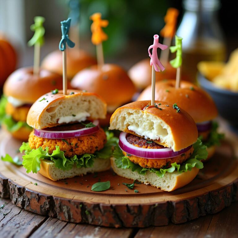 Mini-Kürbis-Burger Rezept
