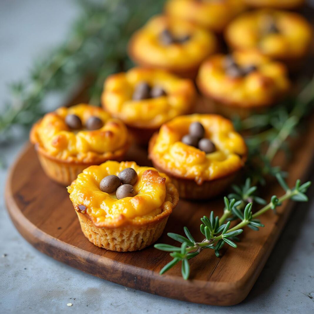 Mini-Linsen-Käse-Muffins Rezept Mini-Linsen-Käse-Muffins Rezept