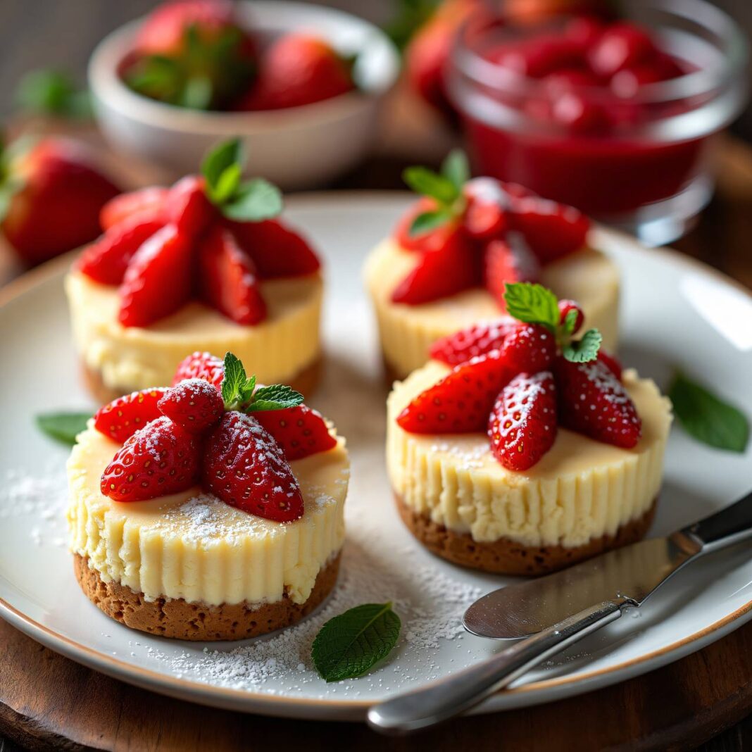 Mini New York Cheesecake Rezept Mini New York Cheesecake Rezept