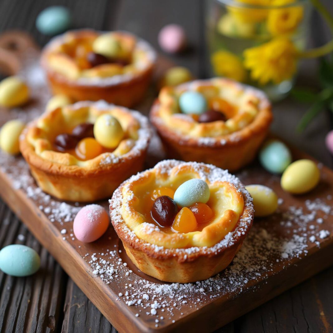 Mini-Osterfladen mit Griess Rezept Mini-Osterfladen mit Griess Rezept