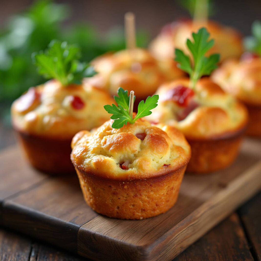 Mini-Schinken-Muffins Rezept Mini-Schinken-Muffins Rezept