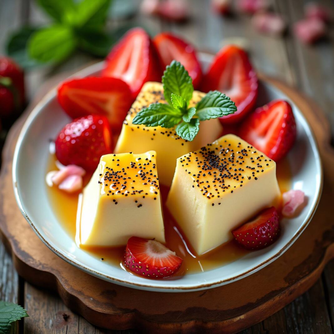 Mohn-Honig-Parfait Rezept Mohn-Honig-Parfait Rezept