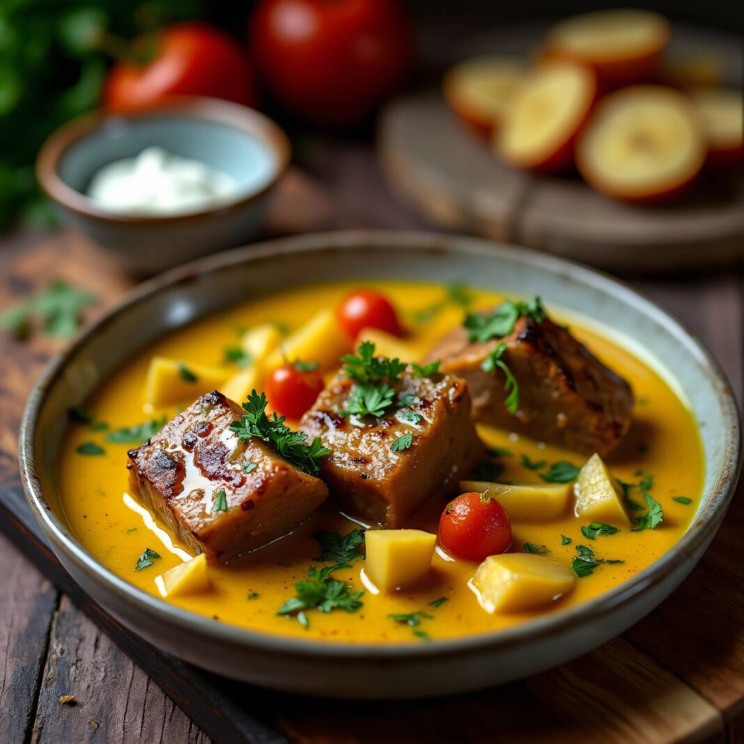 Mostindisches Curry zu Lammsauté Rezept Mostindisches Curry zu Lammsauté Rezept