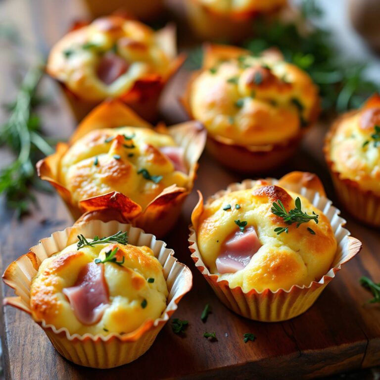 Mozzarella-Schinken-Muffins Rezept