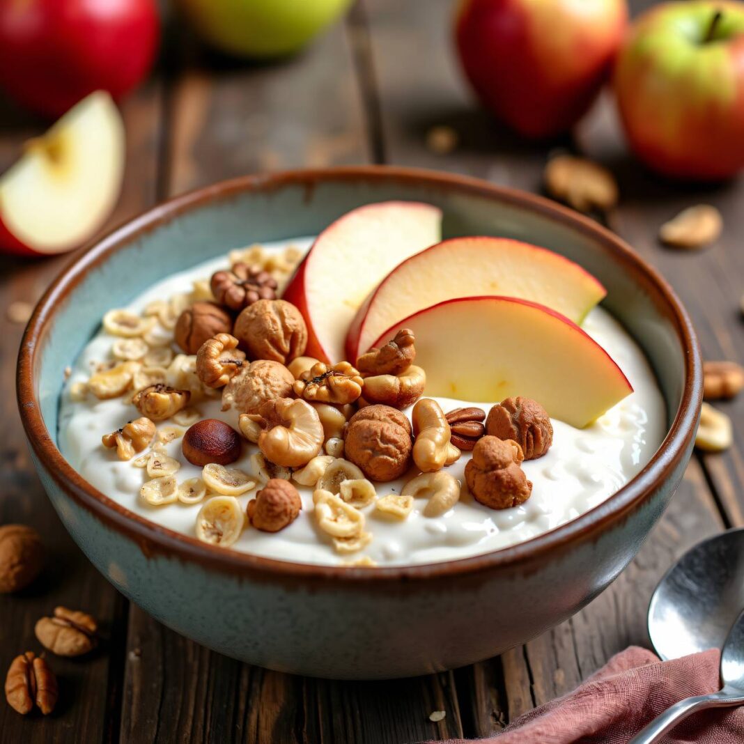 Müsli mit Haferflocken und Apfel (Proats) Rezept Müsli mit Haferflocken und Apfel (Proats) Rezept