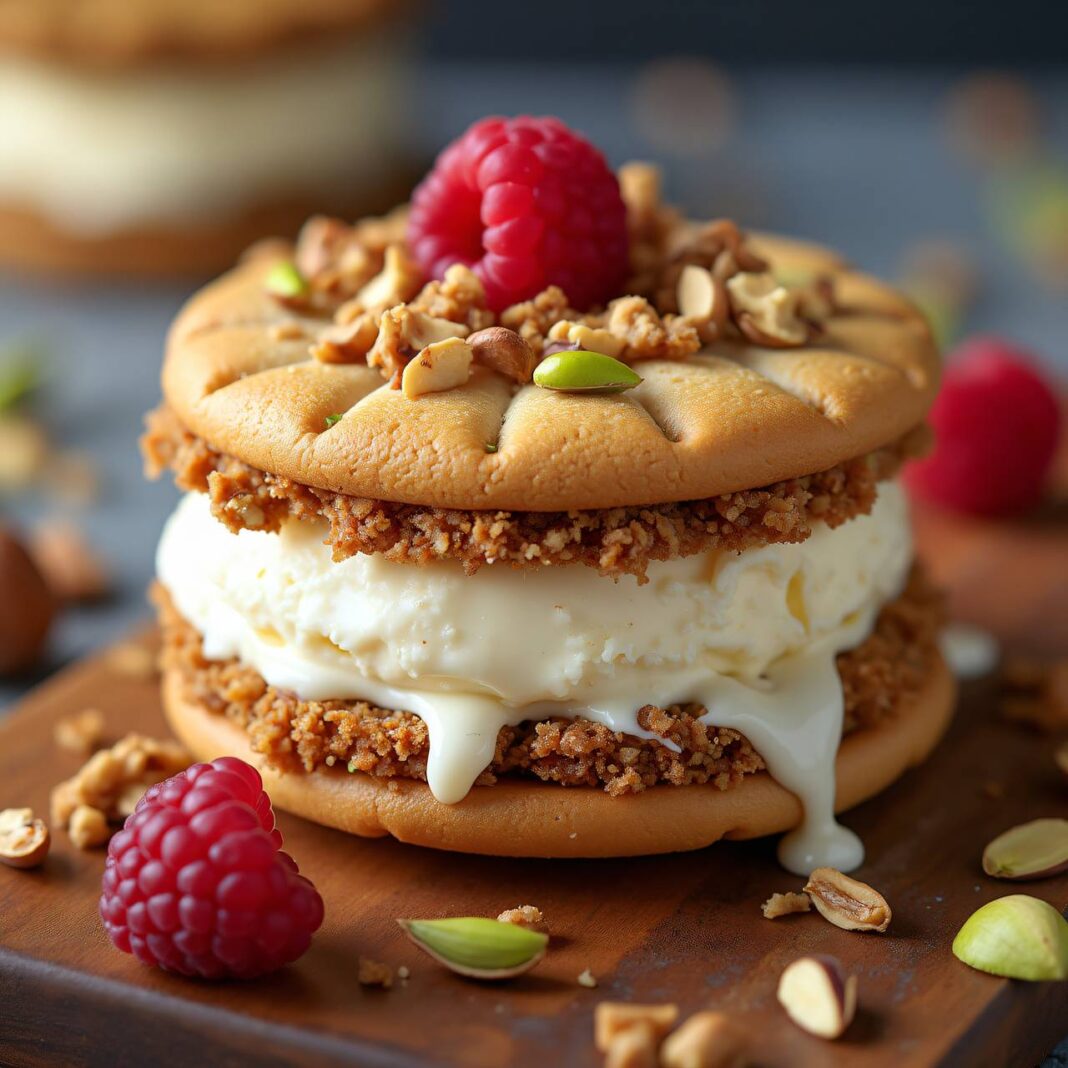 Müsli-Sandwich-Eis Rezept Müsli-Sandwich-Eis Rezept