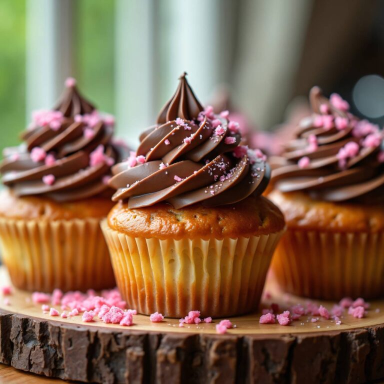 Muffins mit Schokoladen-Sahne-Topping Rezept