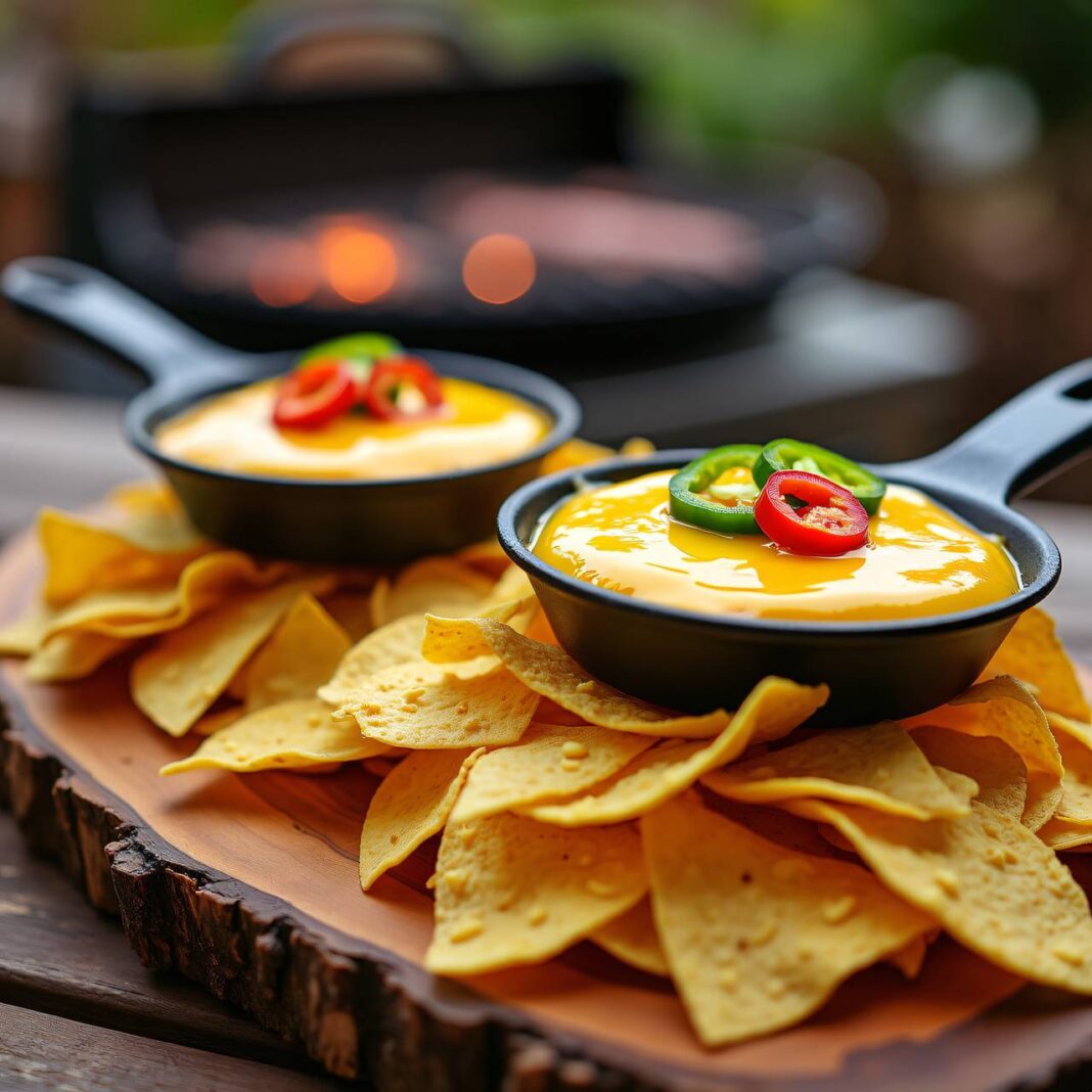 Nachos mit Käsesauce Rezept Nachos mit Käsesauce Rezept