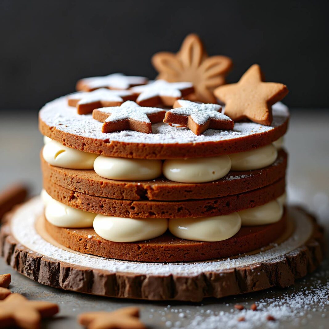 No-Bake Lebkuchen-Cake Rezept No-Bake Lebkuchen-Cake Rezept