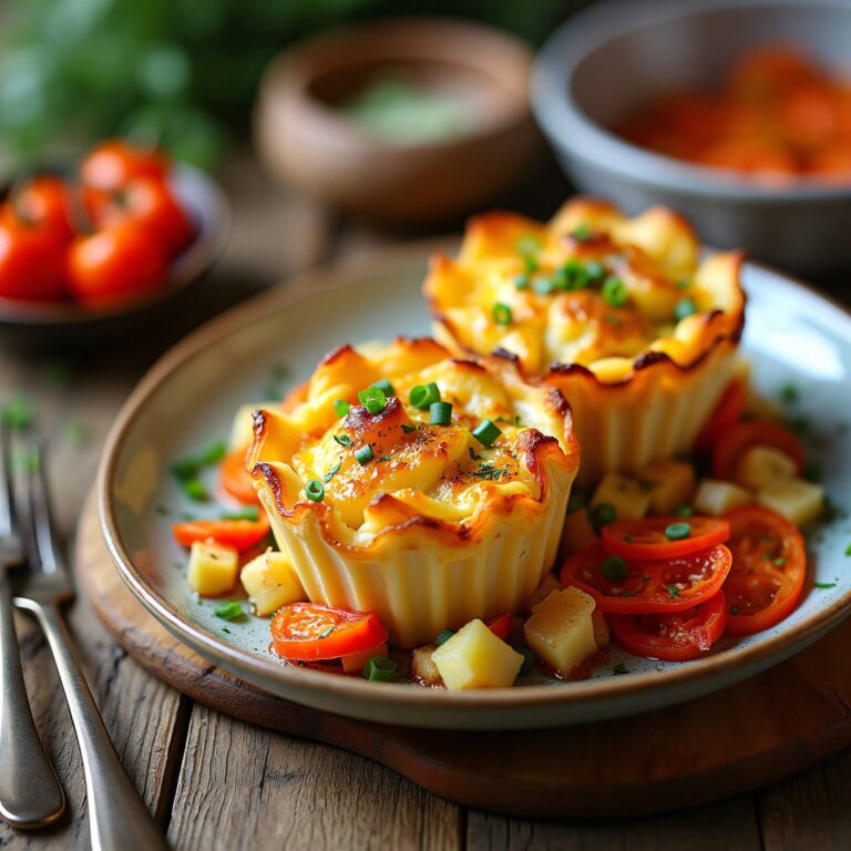 Nudel-Nestchen-Gratin Rezept