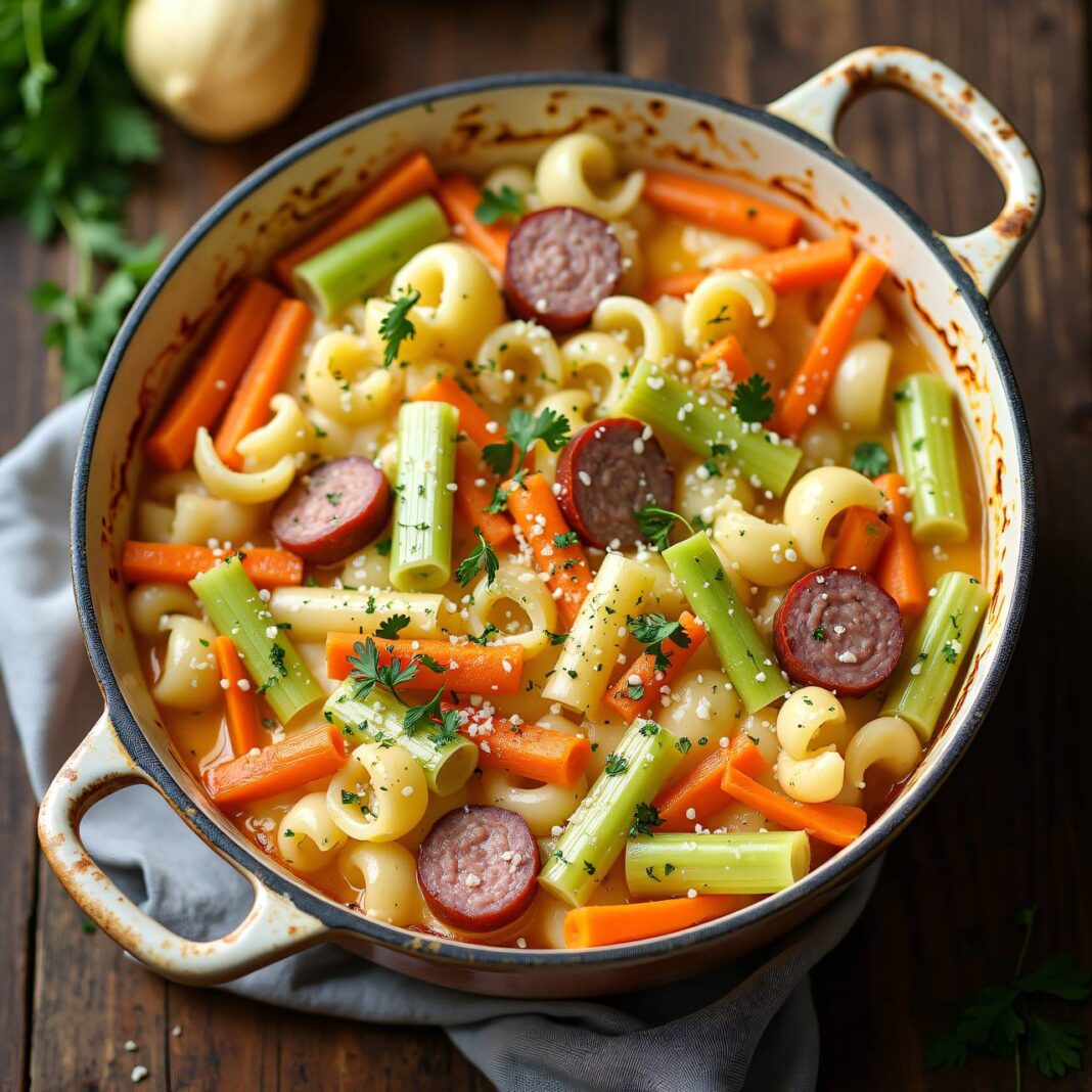 Nudelgratin mit Würstchen Rezept Nudelgratin mit Würstchen Rezept