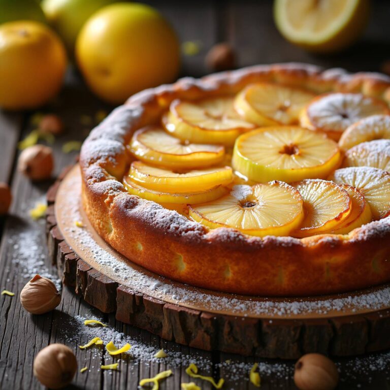 Nuss-Apfelblechkuchen Rezept