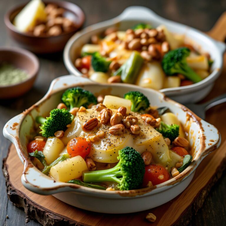 Nuss-Gemüse Gratin Rezept