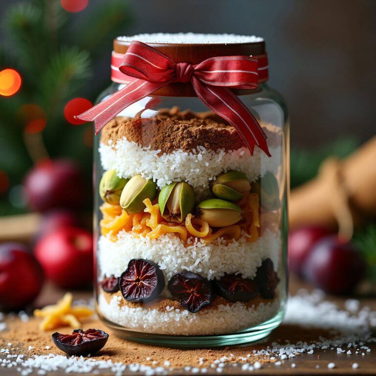 Nussig-fruchtiger Weihnachtszopf (Backmischung im Glas) Rezept
