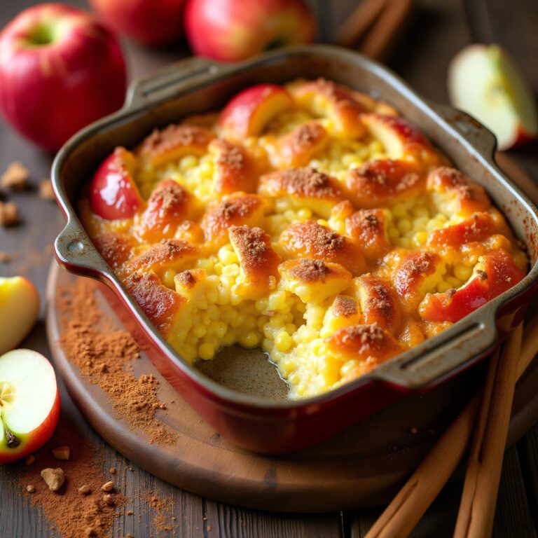 Ofetori (Mais-Apfel-Auflauf) Rezept