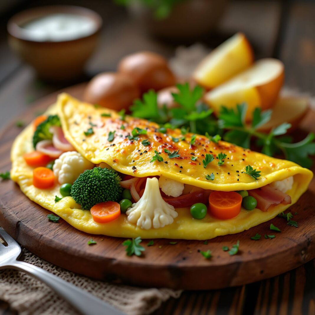 Omelette mit Kräutern Rezept Omelette mit Kräutern Rezept