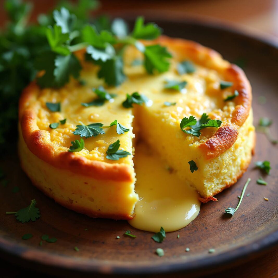 Omelette soufflée mit Käse Rezept Omelette soufflée mit Käse Rezept