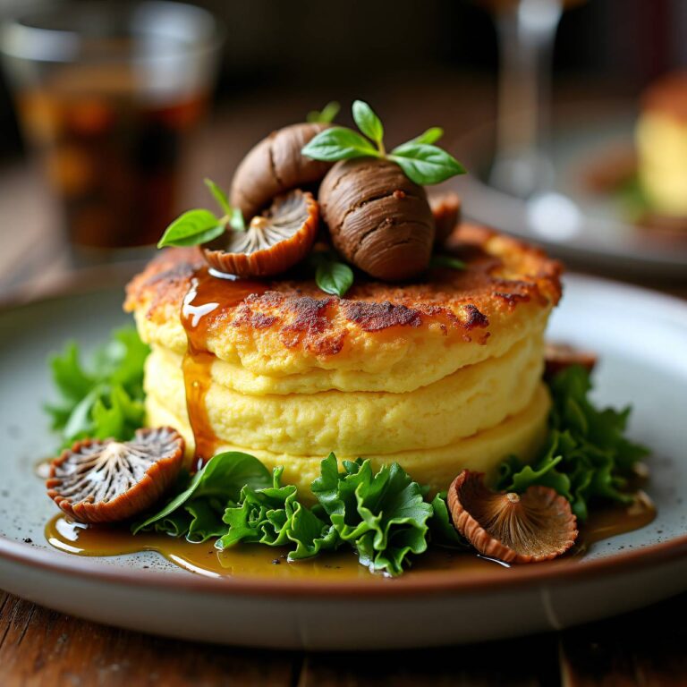Omelette soufflée mit Morcheln Rezept