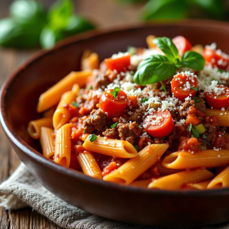 One-Pot-Pasta Bolognese Rezept