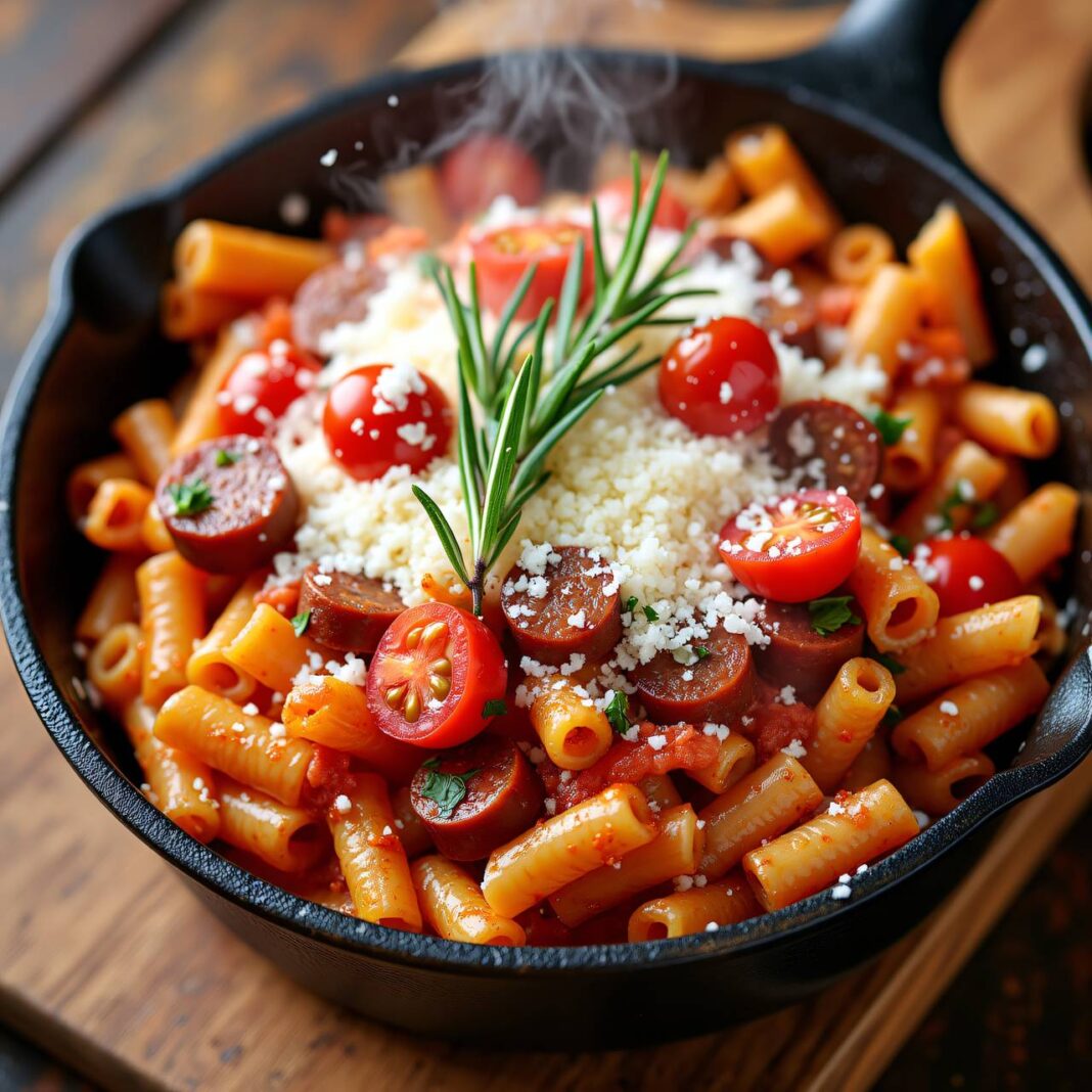 One-Pot-Pasta mit Chorizo Rezept One-Pot-Pasta mit Chorizo Rezept