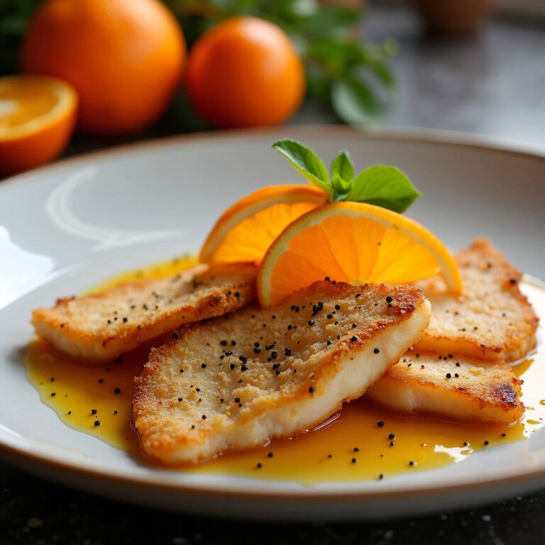 Orangen-Piccata Rezept