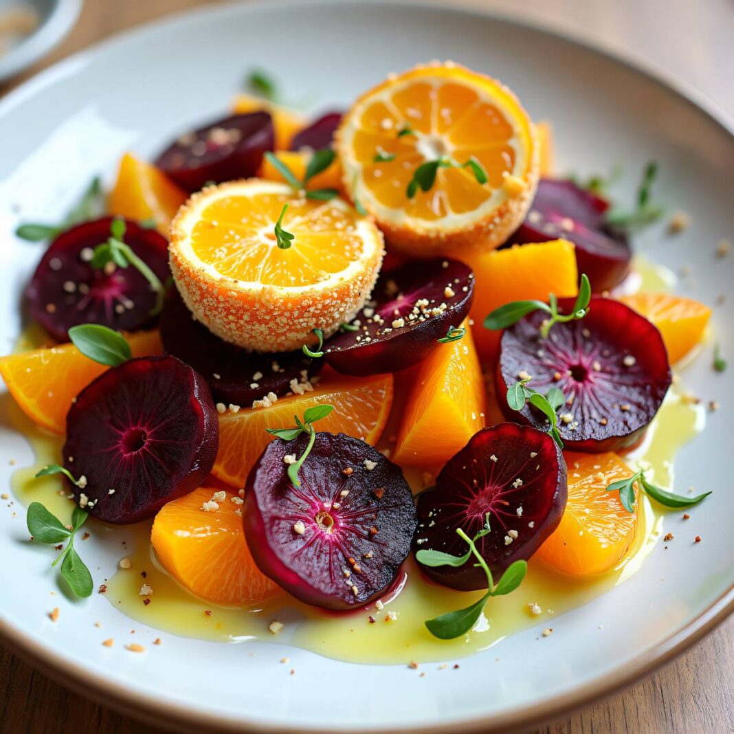 Orangen-rote Rübensalat Rezept Orangen-rote Rübensalat Rezept