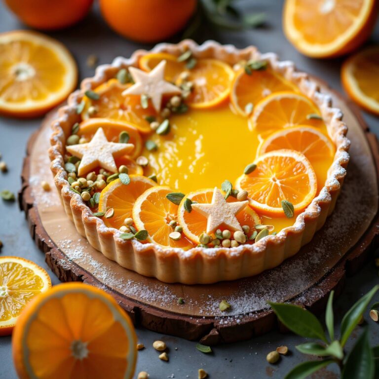 Orangen-Tarte Rezept