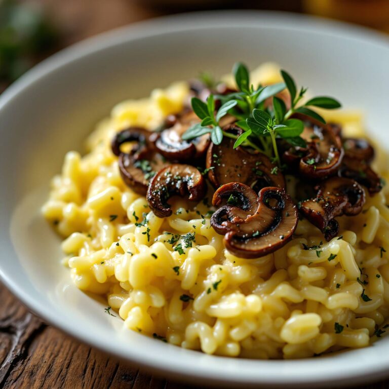 Oregano-Risotto mit Steinpilzen Rezept