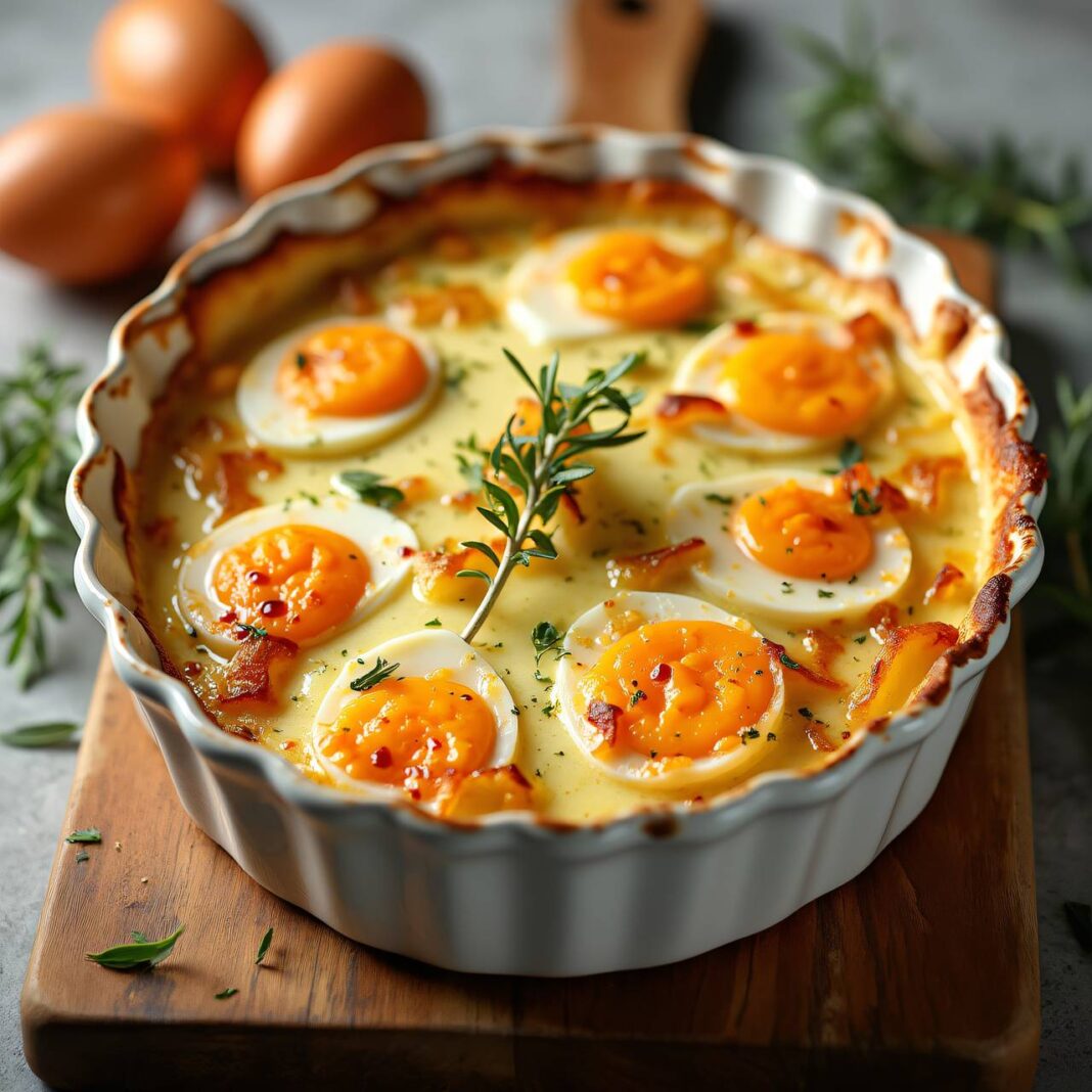 Ostereier gratiniert Rezept Ostereier gratiniert Rezept