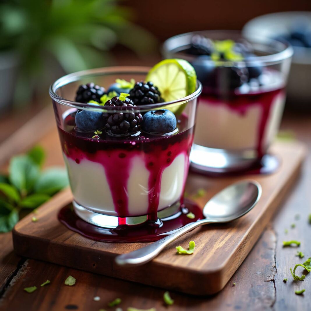 Panna cotta mit Beeren Rezept Panna cotta mit Beeren Rezept
