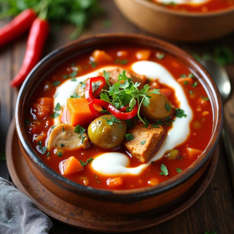 Paprika-Hühner-Gulasch Rezept
