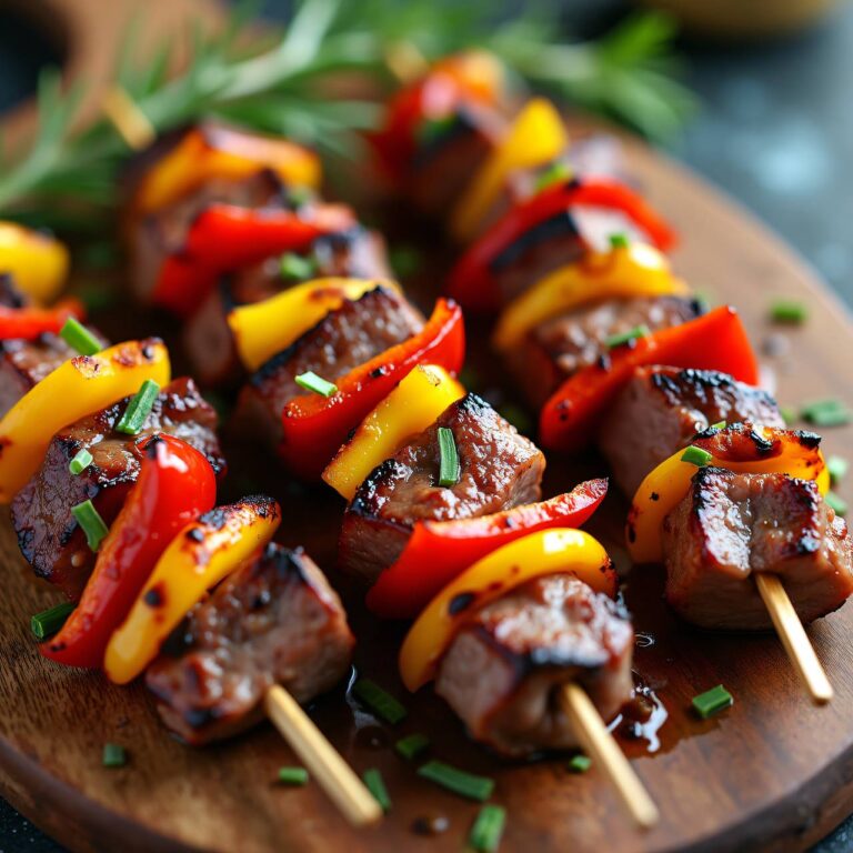 Paprika-Lammspieße (Schaschlik) Rezept