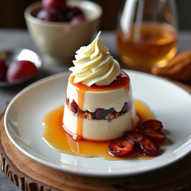 Parfait mit Damassinen Rezept